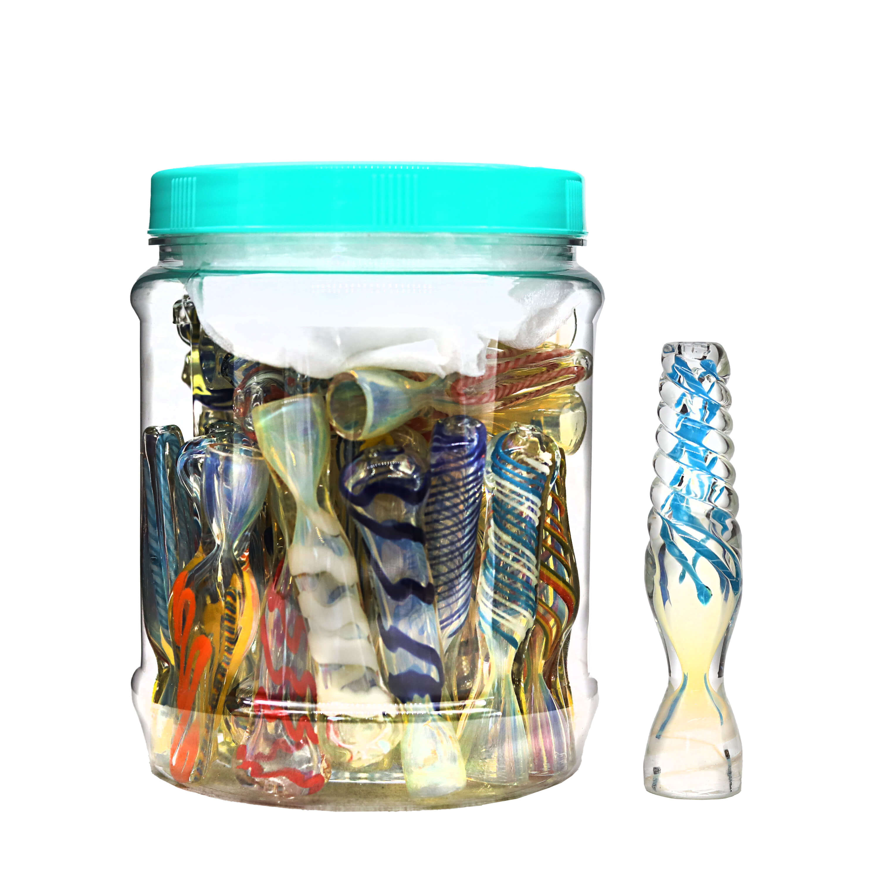 Swirl Design Regular Chillum (HP-102) | 3 inch | 40 Count Display product image